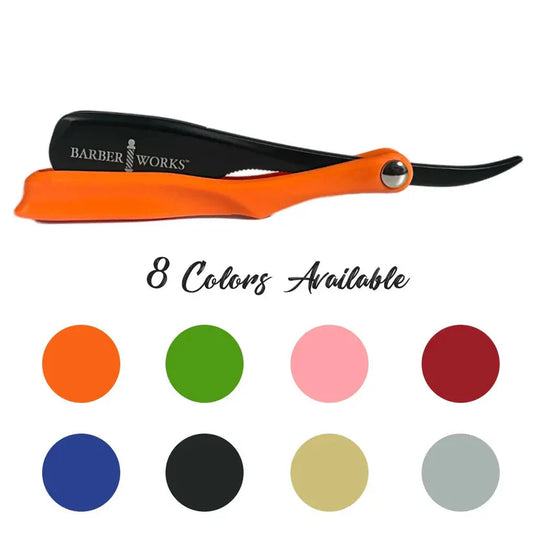 Barber Works Professional Razor Holder – 0.5mm Micro-Exposed Precision Razor (8 Colors)