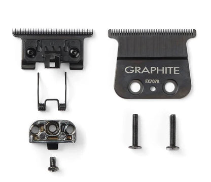BaBylissPRO® Black Graphite Fine-Tooth Trimmer Blade (FX707B) – Zero Gap Adjustable T-Blade for FX787, FX797, FX726 & FX773N Trimmers