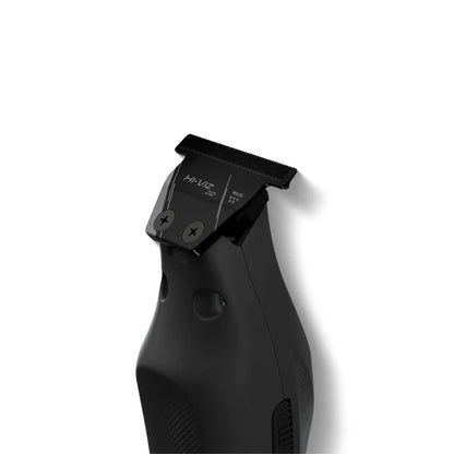 Wahl Hi-Viz™ Nightshade Limited Edition Matte Black Trimmer – DLC Zero-Gap T-Blade, Full-Size Motor, 360° Visibility