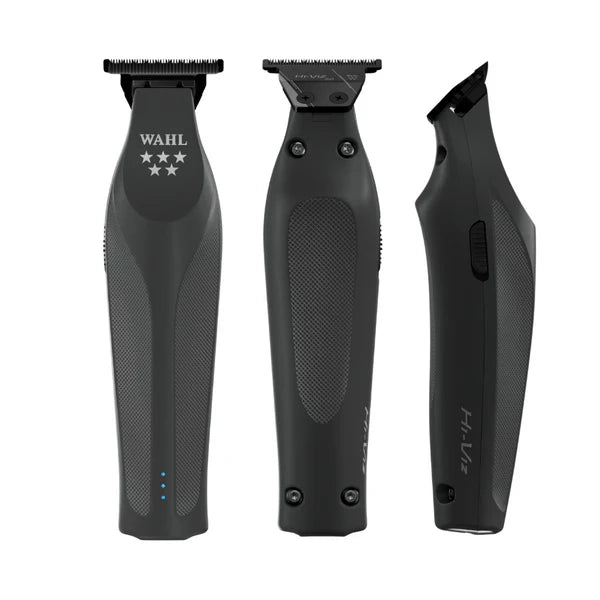 Wahl Hi-Viz™ Nightshade Limited Edition Matte Black Trimmer – DLC Zero-Gap T-Blade, Full-Size Motor, 360° Visibility