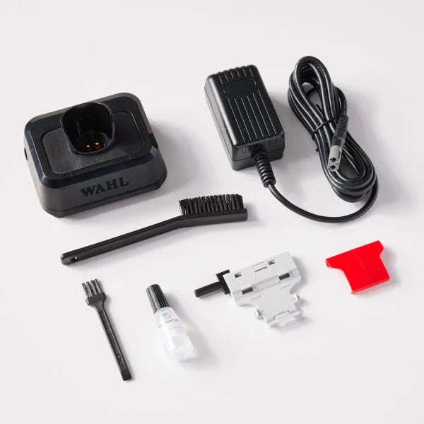 Wahl Hi-Viz™ Nightshade Limited Edition Matte Black Trimmer – DLC Zero-Gap T-Blade, Full-Size Motor, 360° Visibility