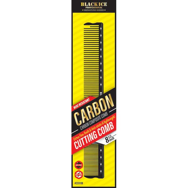 Black Ice Carbon Cutting Comb 8.5in