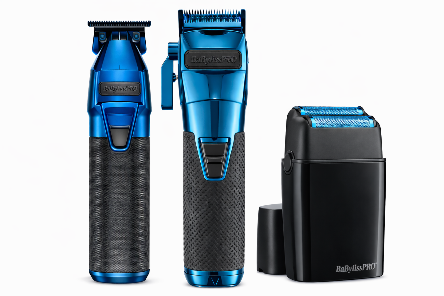 BaBylissPRO Lo-ProFX Blue Luxury Complete System – Limited Edition 3-Tool Professional Kit + Premium Accessories | Bundle King Exclusive
