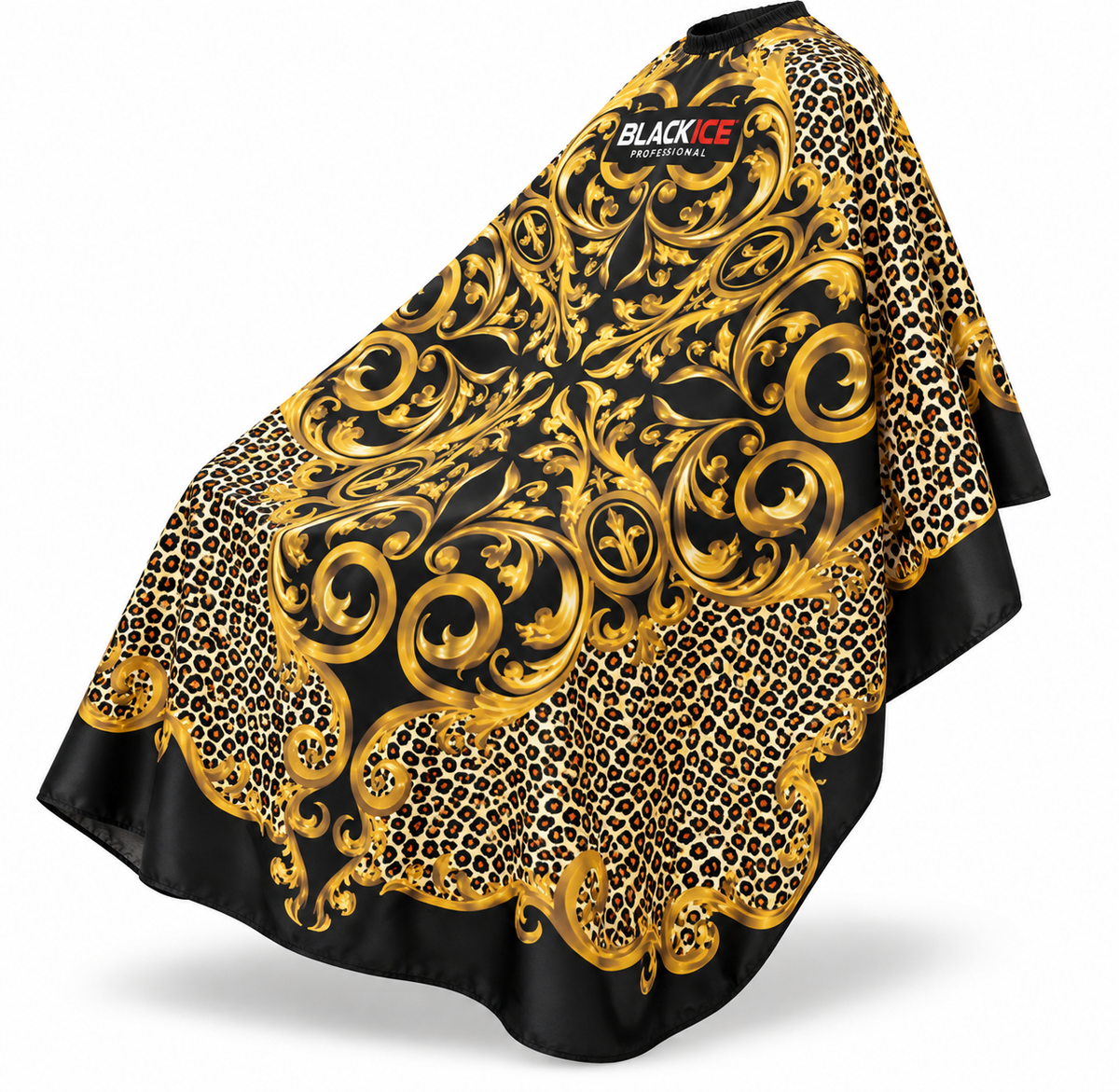 Black Ice Cutting Cape - Baroque Leopard