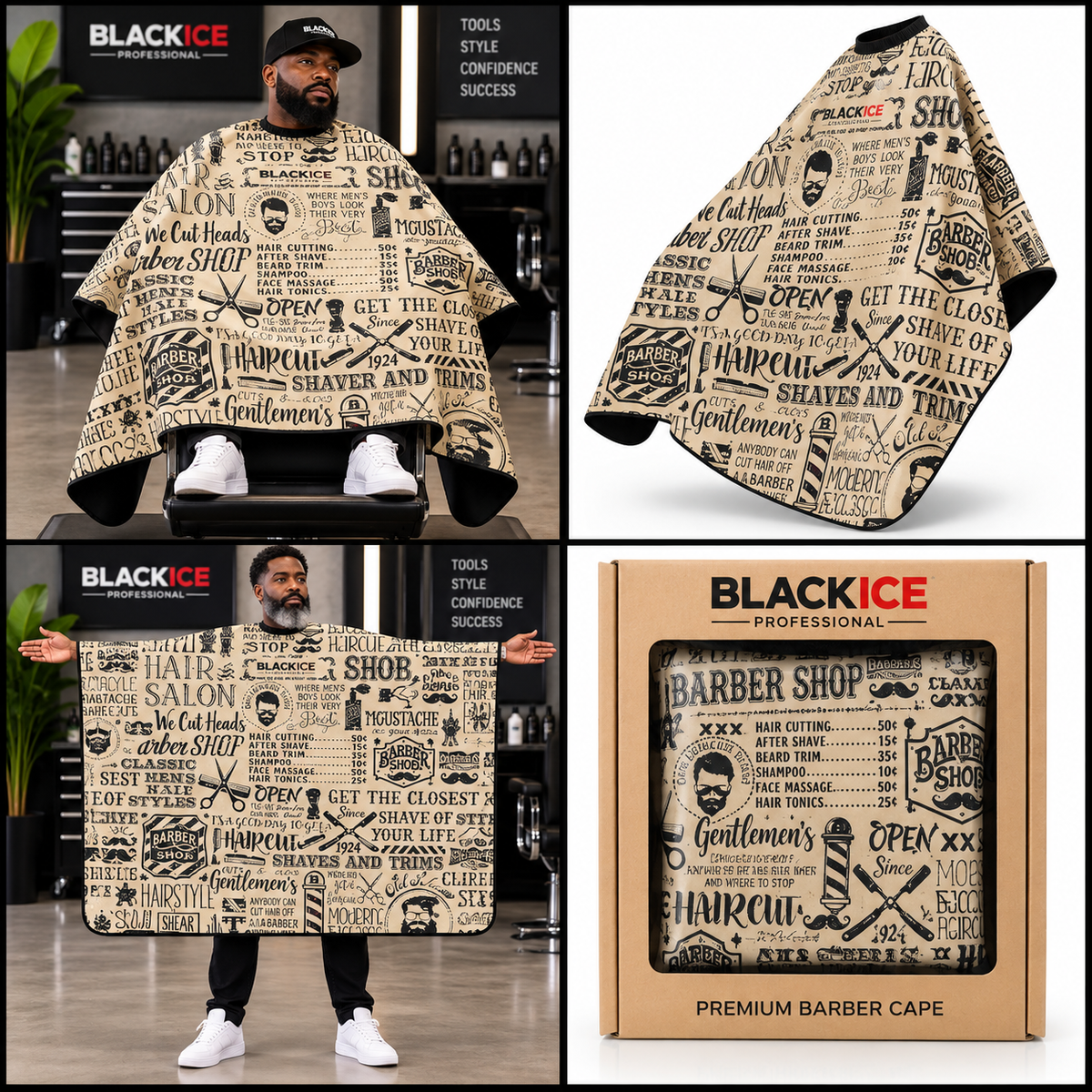 Black Ice Cutting Cape - Vintage