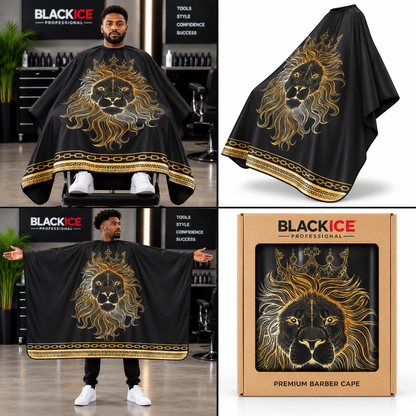 Black Ice Cutting Cape- Live Like A King