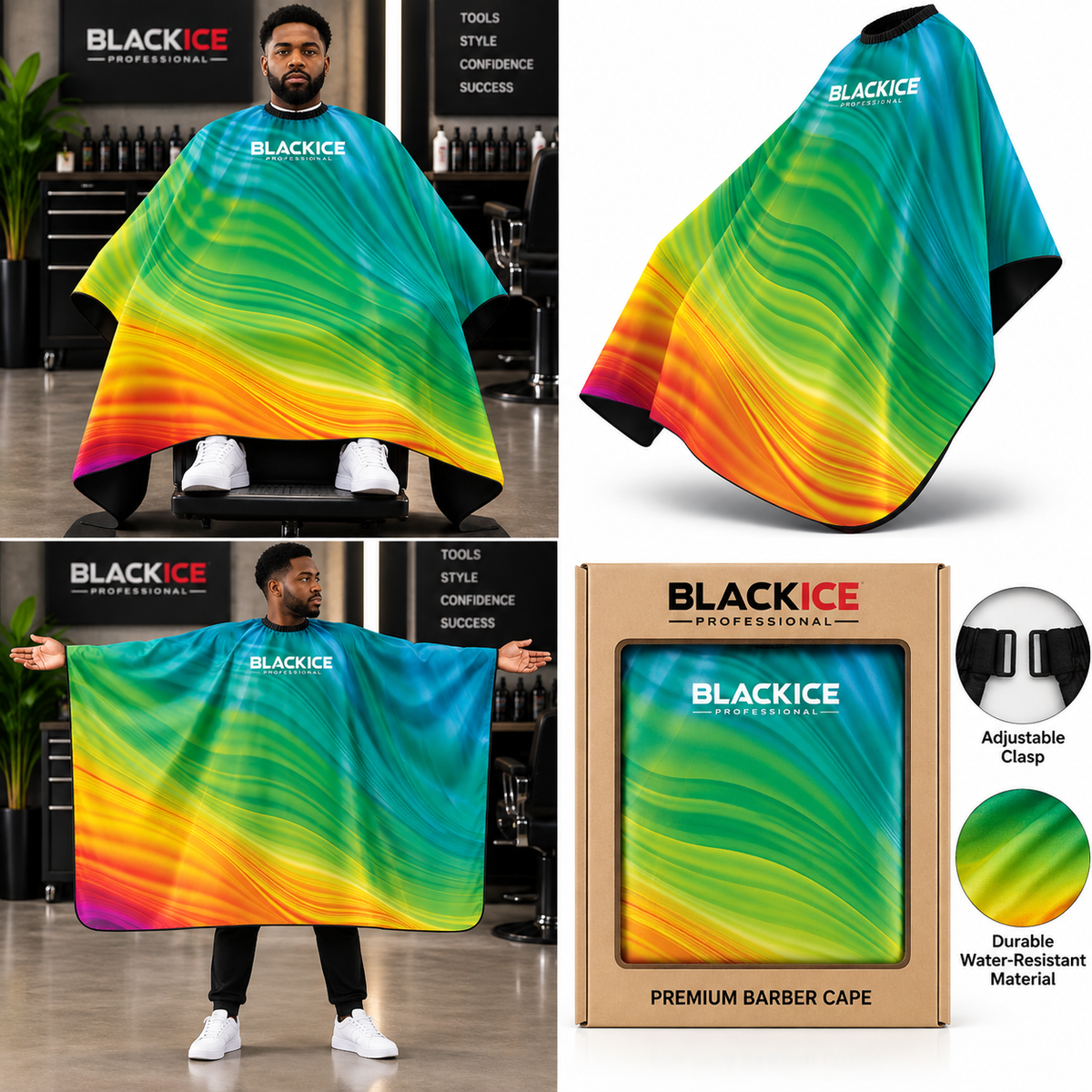 Black Ice Cutting Cape- Brilliant