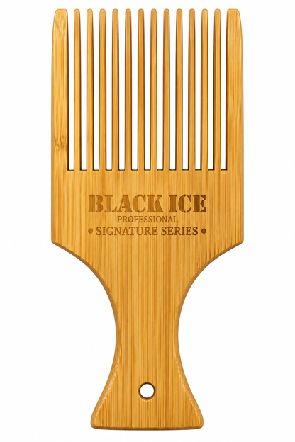 Black Ice Professional Bamboo Pik Comb
