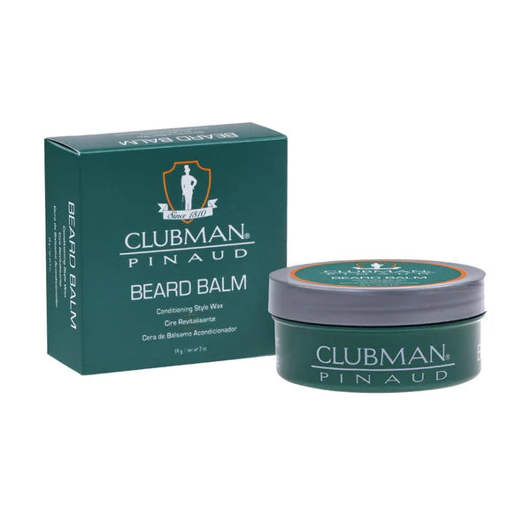 Clubman Pinaud™ Beard Balm – Beeswax & Coconut Oil for Beard Control, Shine & Conditioning (2 oz)