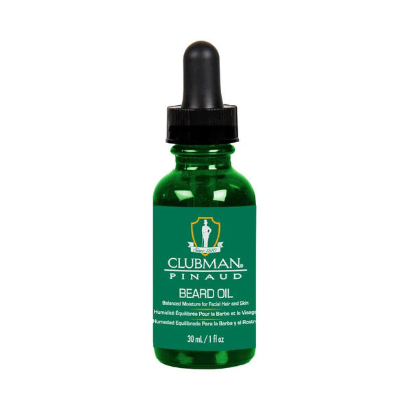 Clubman Pinaud™ Beard Oil – Softens & Conditions Beards with 5 Natural Oils (1 oz)