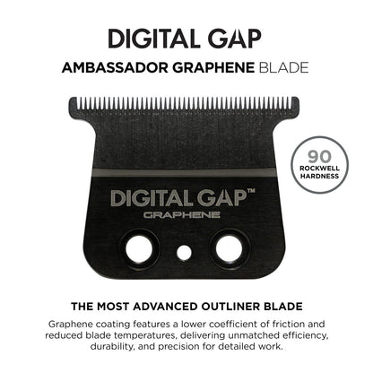 Cocco™ ADGT-G Graphene Trimmer Blade (ADGT-G) — Digital Gap™ Zero-Gap Precision for Hyper Veloce Pro & Veloce Pro