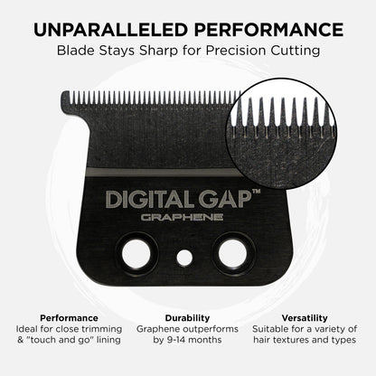 Cocco™ ADGT-G Graphene Trimmer Blade (ADGT-G) — Digital Gap™ Zero-Gap Precision for Hyper Veloce Pro & Veloce Pro