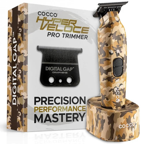 Cocco Hyper Veloce Pro Cordless Trimmer – Limited Edition Camo (CHVPT-CAMO)