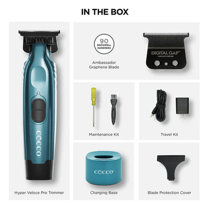 Cocco Hyper Veloce Pro Trimmer — High-Torque Brushless Detailing Power-Multiple Colors available