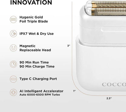 Cocco Impacto Micro Wet-to-Dry Triple Foil Shaver