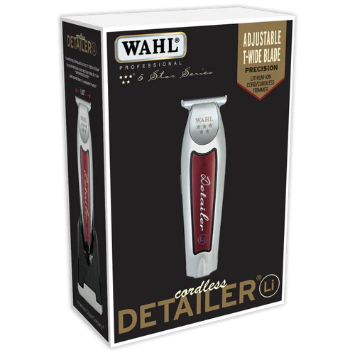 Wahl® 5-Star Cordless Detailer Li (8171) — 2215 T-Wide Blade, 100-Min Runtime, Zero-Gap Ready