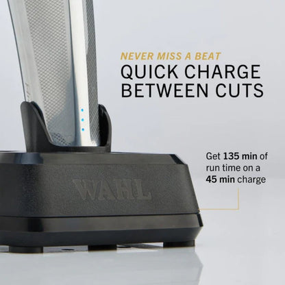 Wahl Hi-Viz™ Cordless Trimmer – DLC Zero-Gap T-Blade, 7,200 RPM, All-Metal Precision Detailing Trimmer
