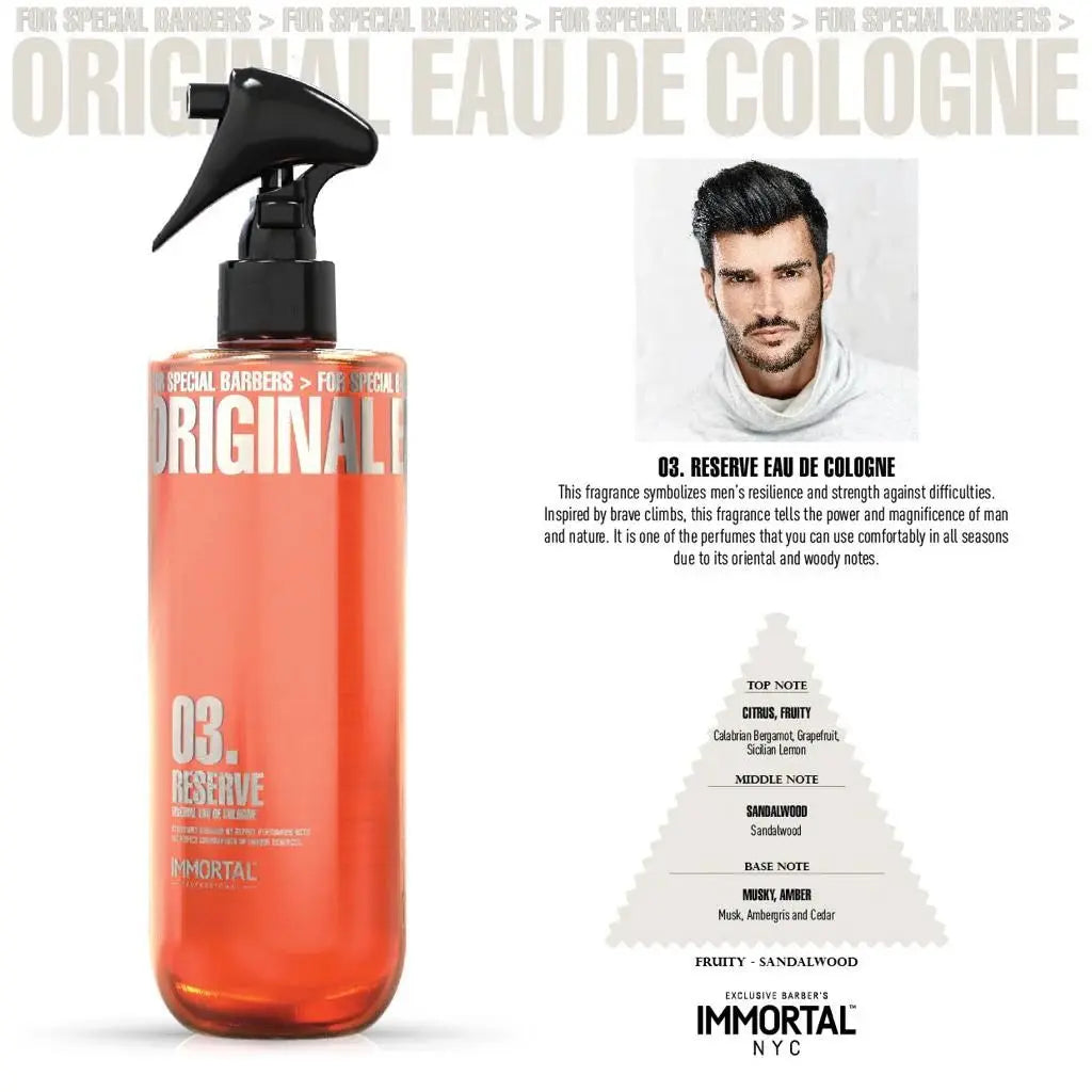 IMMORTAL NYC Reserve No.3 Orange Aftershave Cologne – 17 oz