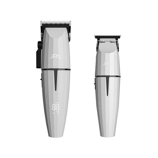 JRL™ Ghost Clipper + Trimmer Pro Collection – Dual Charging Bases, Smart-Clip Torque, Cool-Blade Precision, Cordless All-Day Runtime