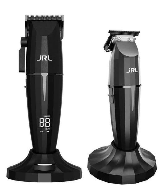 JRL Professional Onxy Clipper & Trimmer Collection + Charging Base