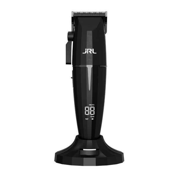 JRL Fresh Fade FF2020C-B Onyx Professional Clipper — Smart-Clip Torque Control, 5-Hour Runtime, Cool Blade Tech
