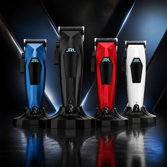 JRL 3000C Compact Professional Cordless Clipper – Black, Blue, Red or White Fade Clipper - Cordless Clipper - ALL THINGS MEN