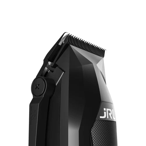 JRL Diamante 8200 RPM Brushless Cordless Clipper – Zero-Gap Fade Blade, Dual Speed, Reset IQ™ Dock (Black/Orange)