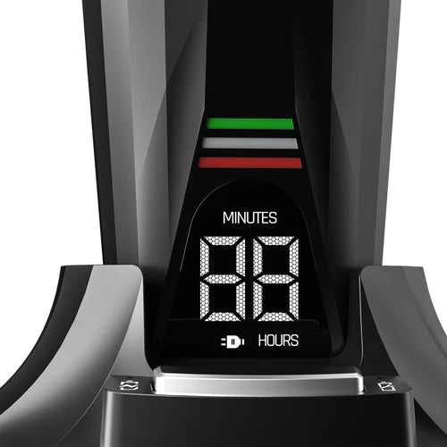 JRL Diamante 8200 RPM Brushless Cordless Clipper – Zero-Gap Fade Blade, Dual Speed, Reset IQ™ Dock (Black/Orange)
