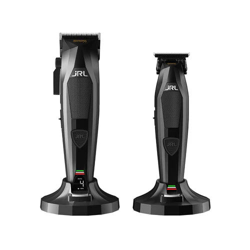 JRL Professional Diamante DI2025 Cordless Clipper & Trimmer Combo Kit – Black or Yellow Barber Set
