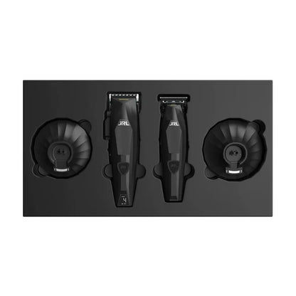JRL Professional Diamante DI2025 Cordless Clipper & Trimmer Combo Kit – Black or Yellow Barber Set