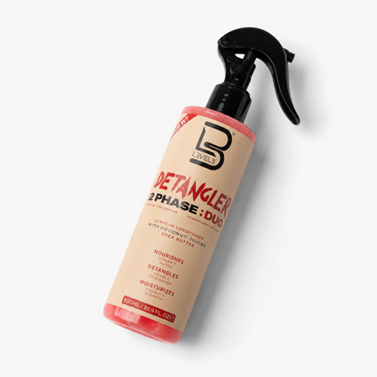 L3VEL3  / Level 3 2-Phase Detangling Spray 250ml – Leave-In Detangler for Moisture, Slip & Frizz Control