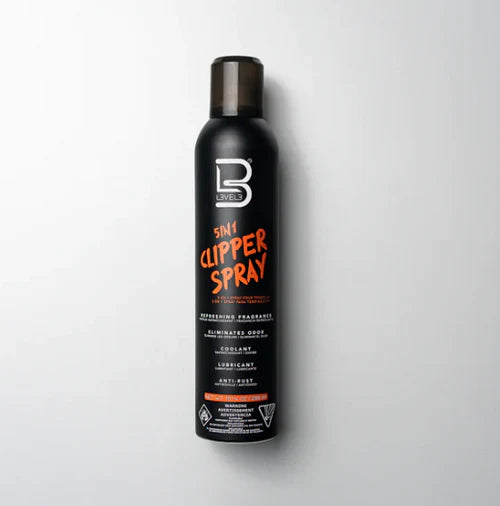 L3VEL3™ 5-in-1 Clipper Spray Disinfectant – Disinfects, Cools, Lubricates, Deodorizes & Protects Blades (14oz)