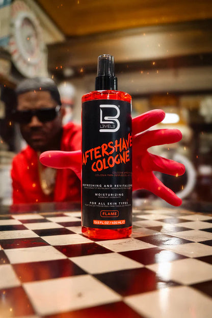 L3VEL3 After Shave Cologne Spray – Professional Barber Finish (13.5oz)