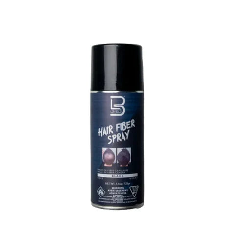 L3VEL3 Black Hair Fiber Spray – Instant Hairline & Density Fix (4.4oz)