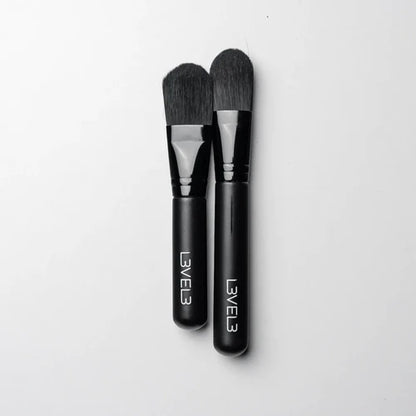 L3VEL3 Facial Mask Application Brush Set (2 Piece) | Professional Skincare Applicator Brushes