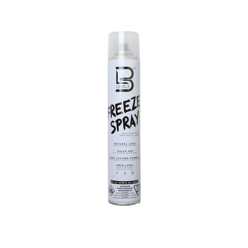 L3VEL3 Freeze Hair Spray – Strong Hold Finishing Spray for All-Day Style, Volume & Texture (Quick-Dry, No Residue)