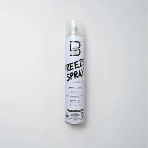 L3VEL3 Freeze Hair Spray – Strong Hold Finishing Spray for All-Day Style, Volume & Texture (Quick-Dry, No Residue)