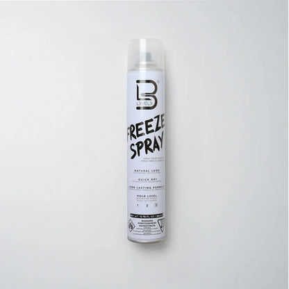 L3VEL3 Freeze Hair Spray – Strong Hold Finishing Spray for All-Day Style, Volume & Texture (Quick-Dry, No Residue)