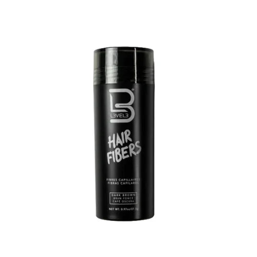 L3VEL3 Hair Fibers – Instant Hairline & Density Builder (Black or Brown)