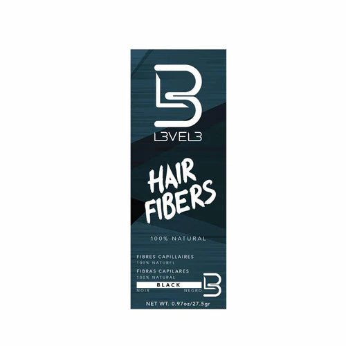 L3VEL3 Hair Fibers – Instant Hairline & Density Builder (Black or Brown)