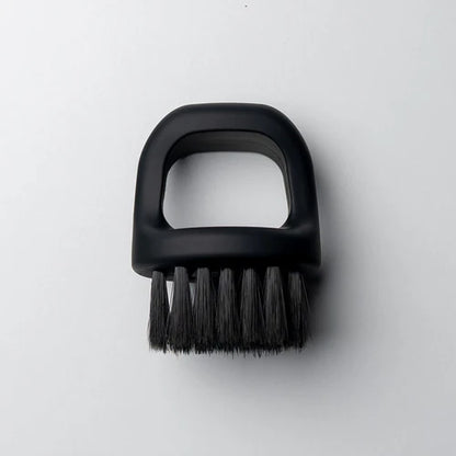 L3VEL3 Large Finger Fade Brush – Knuckle Barber Detailing Brush, Pro Ebony Wood Design