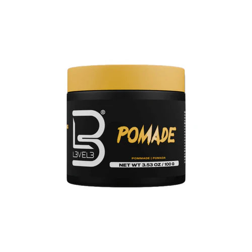L3VEL3™ Keratin Pomade – High Hold, High Shine Barber Pomade (Available in 150 ml & 500 ml Sizes)