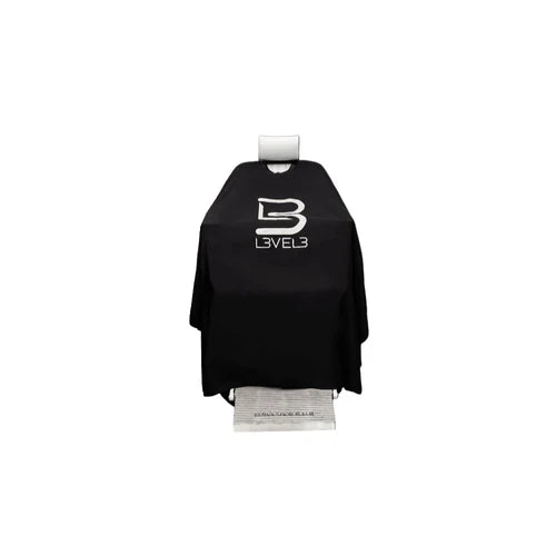 L3VEL3™ Rubber Neck Cutting Cape – Waterproof, Chemical-Resistant Barber Cape with Spill-Proof Neck Seal