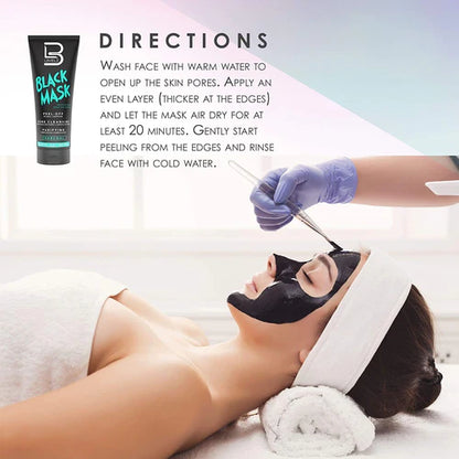 L3VEL3 Black Charcoal Peel-Off Face Mask — 250ml