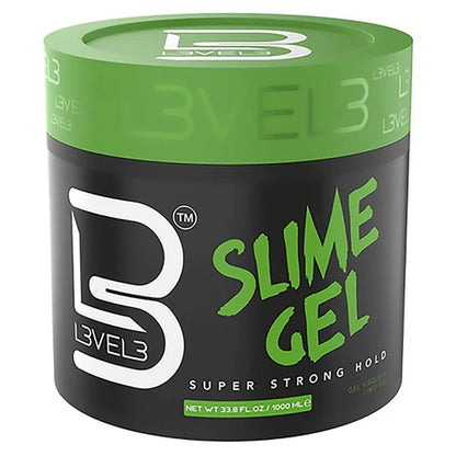 L3VEL3™ Slime Gel – Super Strong Hold Barber Styling Gel (8.45 oz / 250 ml)