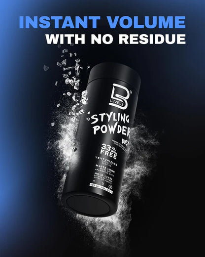 L3VEL3™ Styling Powder Dust – Matte Volume & Texture for Modern Styles