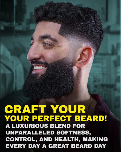L3VEL3™ Medium Hold Beard Balm – 100ml (3.4oz) | Nourishing Beard Styling & Hydration with Beeswax & Argan Oil