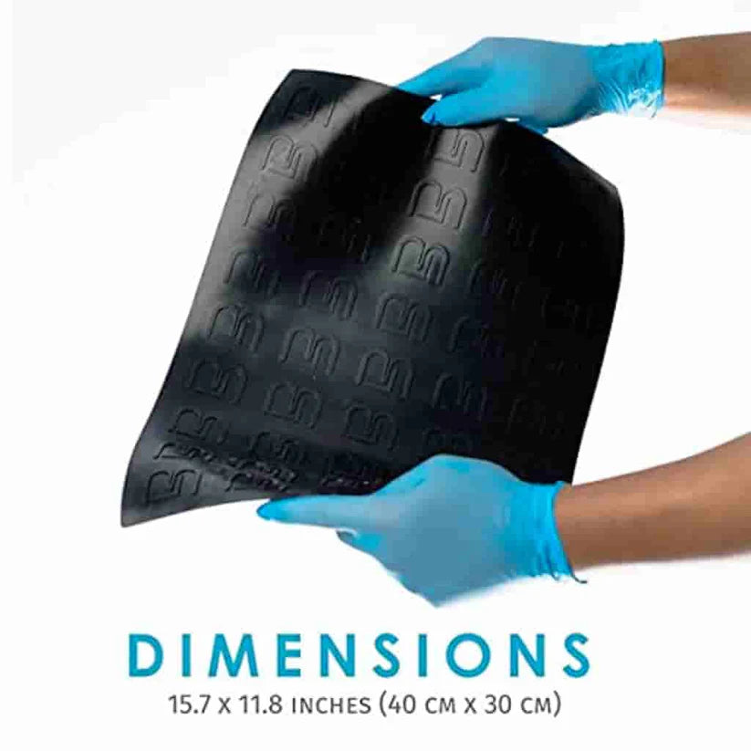 L3VEL3™ Silicone Barber Station Mat – Non-Slip, Heat-Resistant Tool Protector (15.7” × 11.8”)