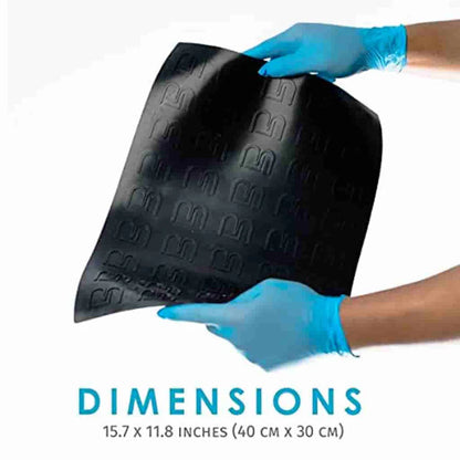 L3VEL3™ Silicone Barber Station Mat – Non-Slip, Heat-Resistant Tool Protector (15.7” × 11.8”)