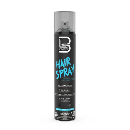 L3VEL3™ Strong Hold Hair Spray – Long-Lasting Control & Shine